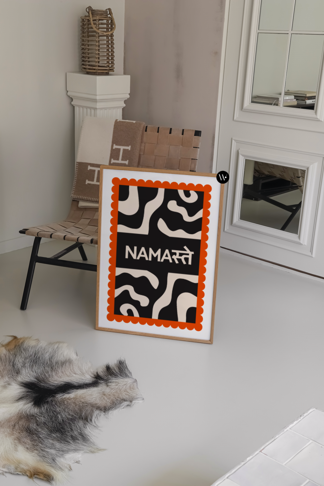 Namaste Scallop Poster Print