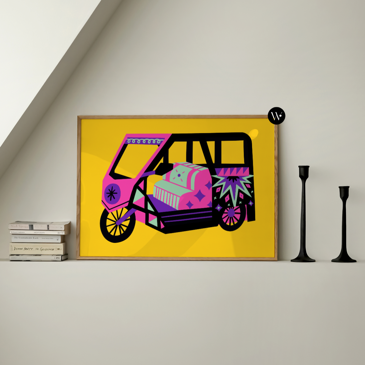 Rickshaw TukTuk Poster Print