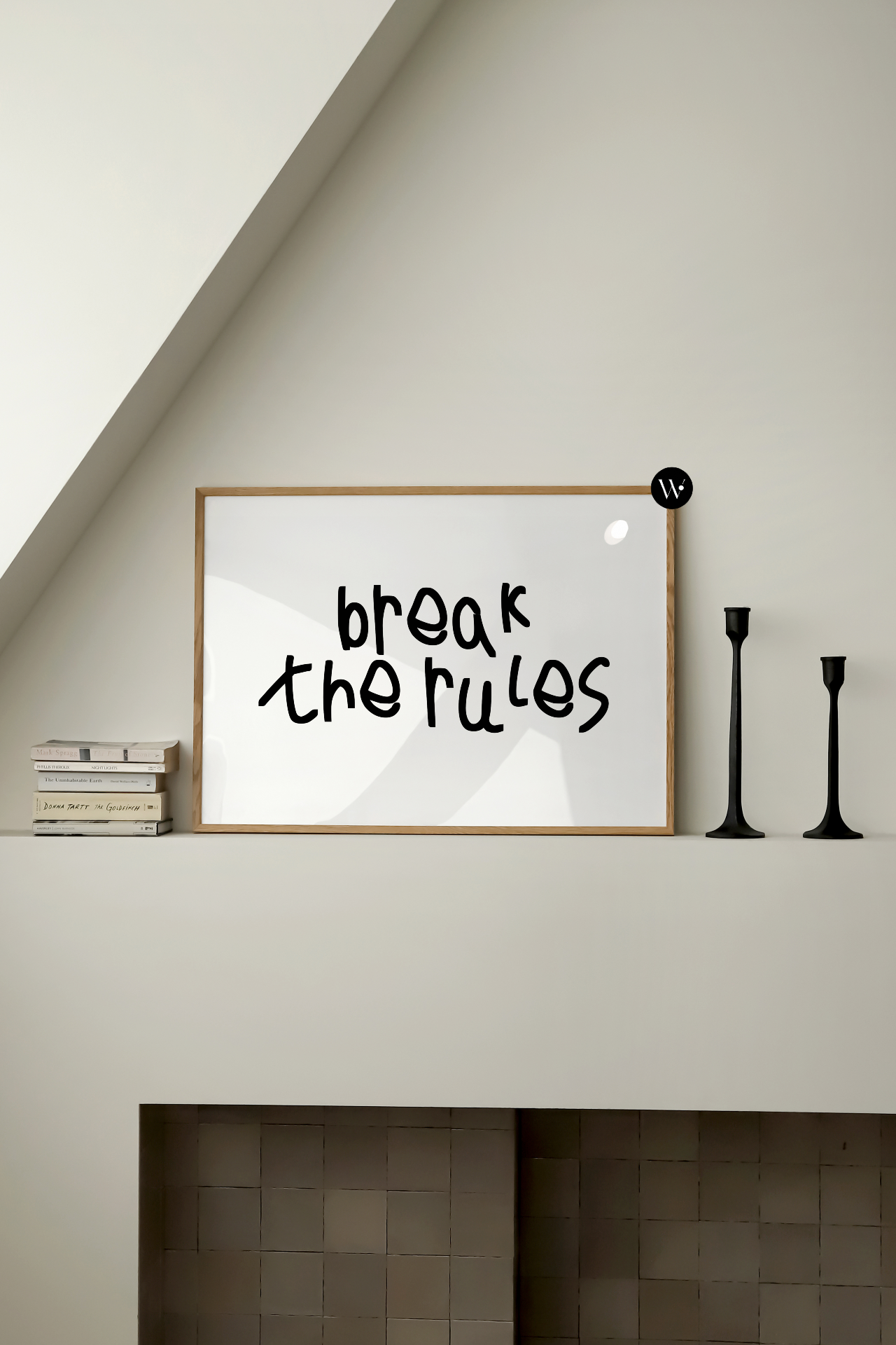 Break The Rules Poster Print