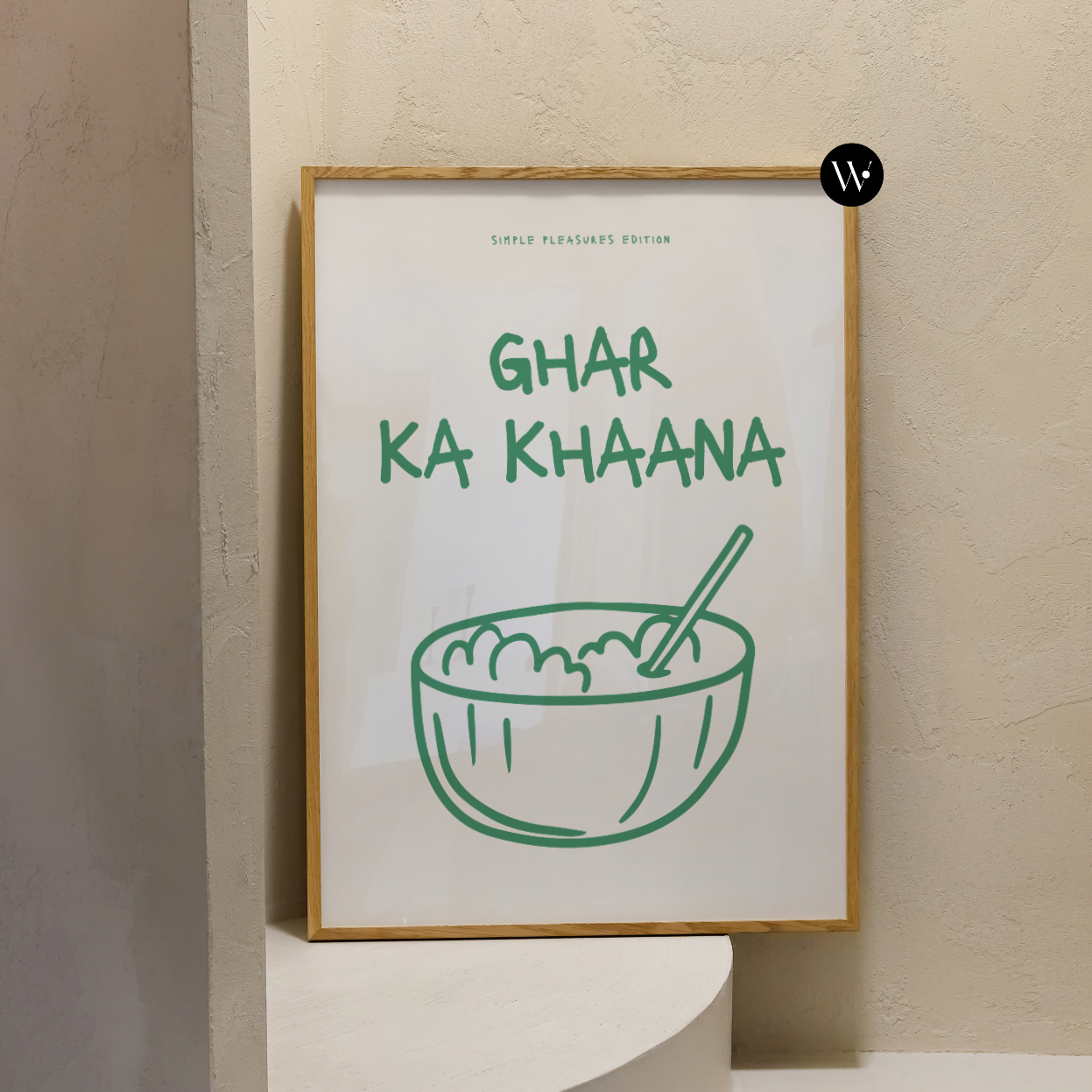 Ghar Ka Khaana Poster Print | Simple Pleasures Edition