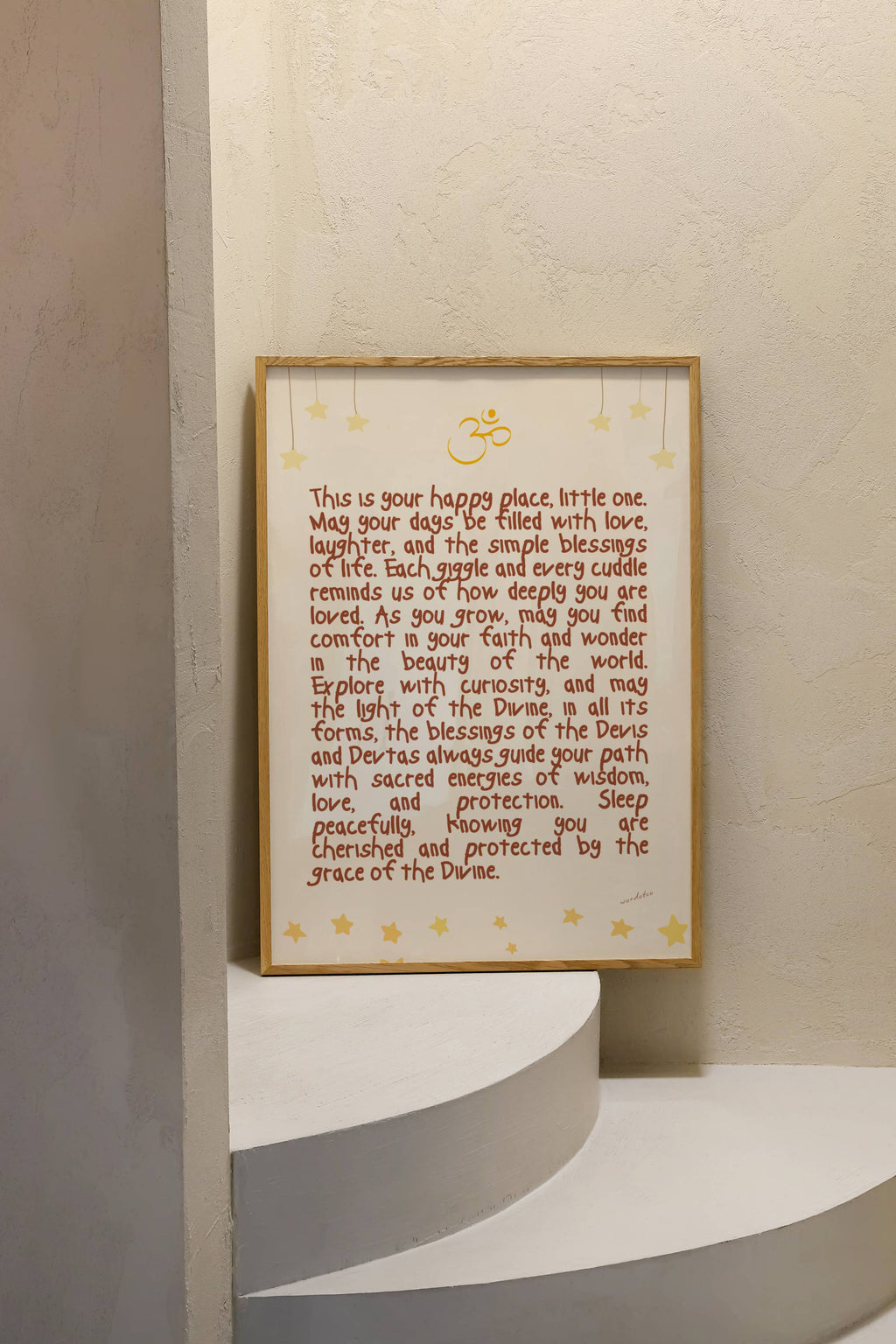 NURSERY HINDU DIVINE BLESSINGS PRINT