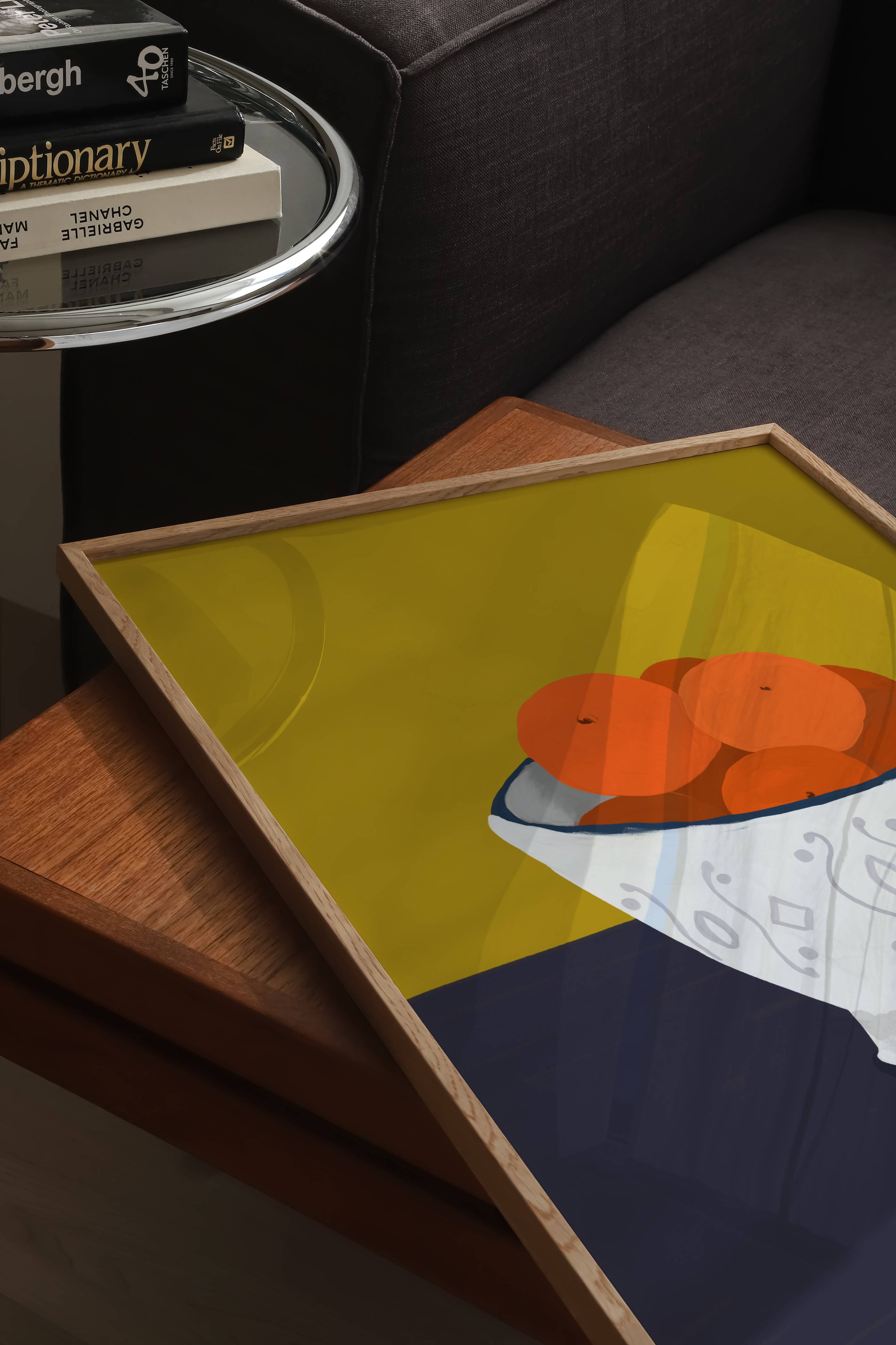 ORANGE FRUIT BOWL PRINT (Digital Download)