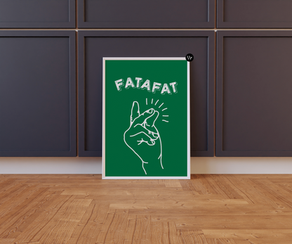 Fatafat Gujarati Poster Print
