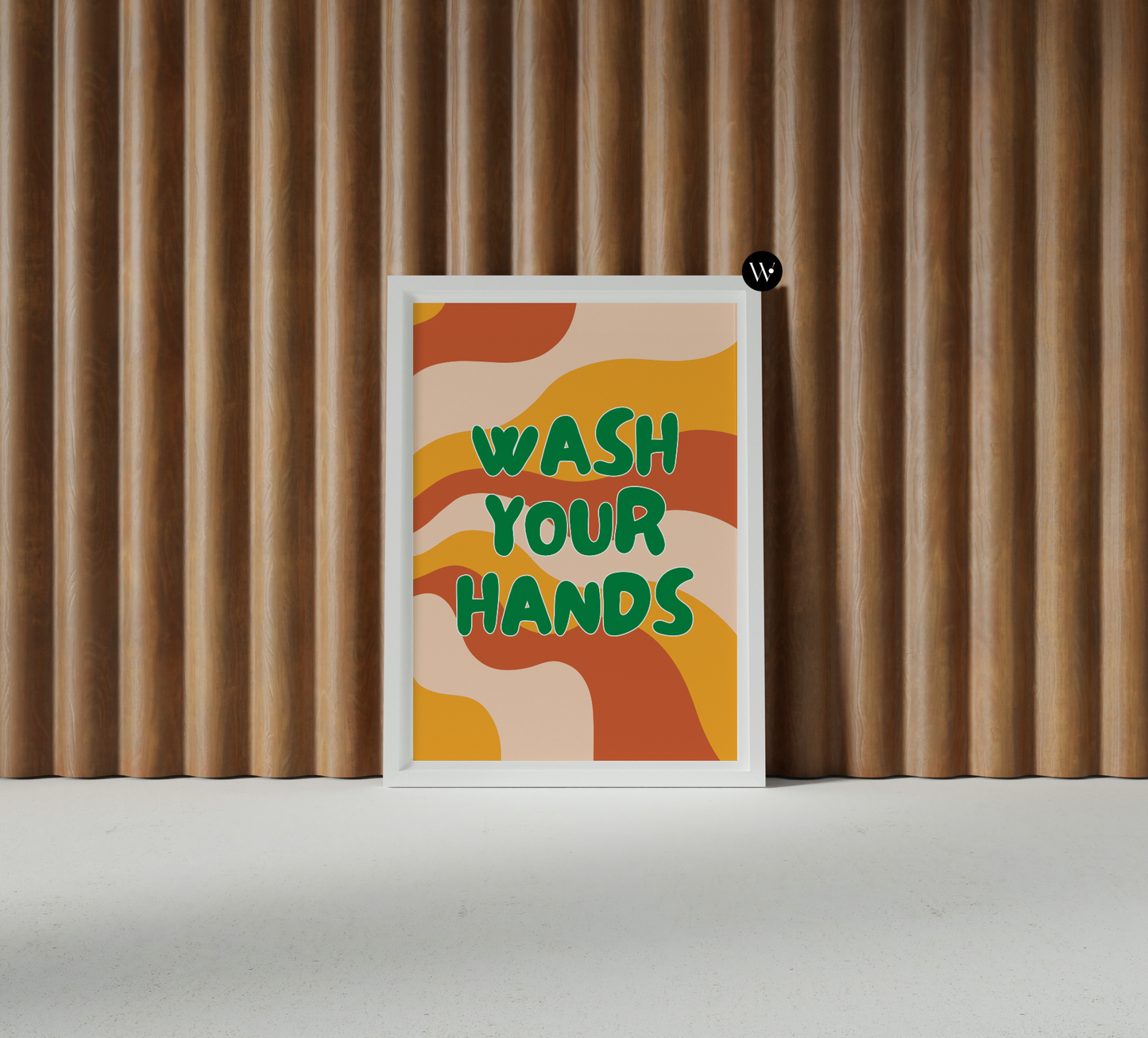 Wash Your Hands Poster Print