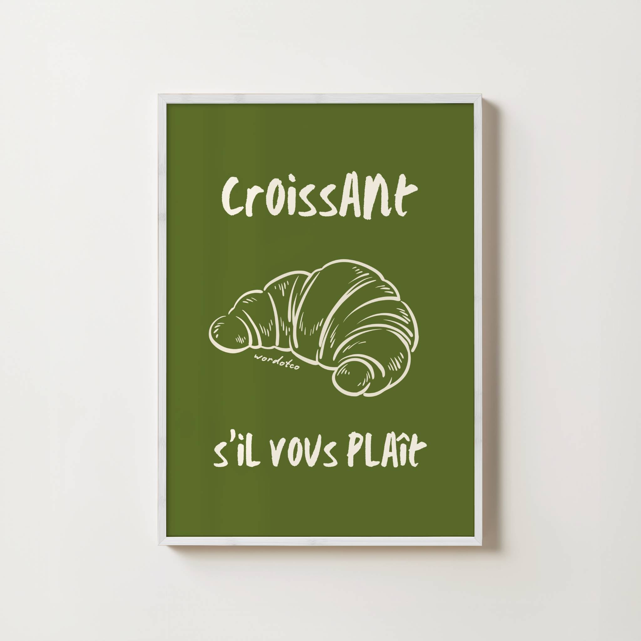 UN CROISSANT PRINT