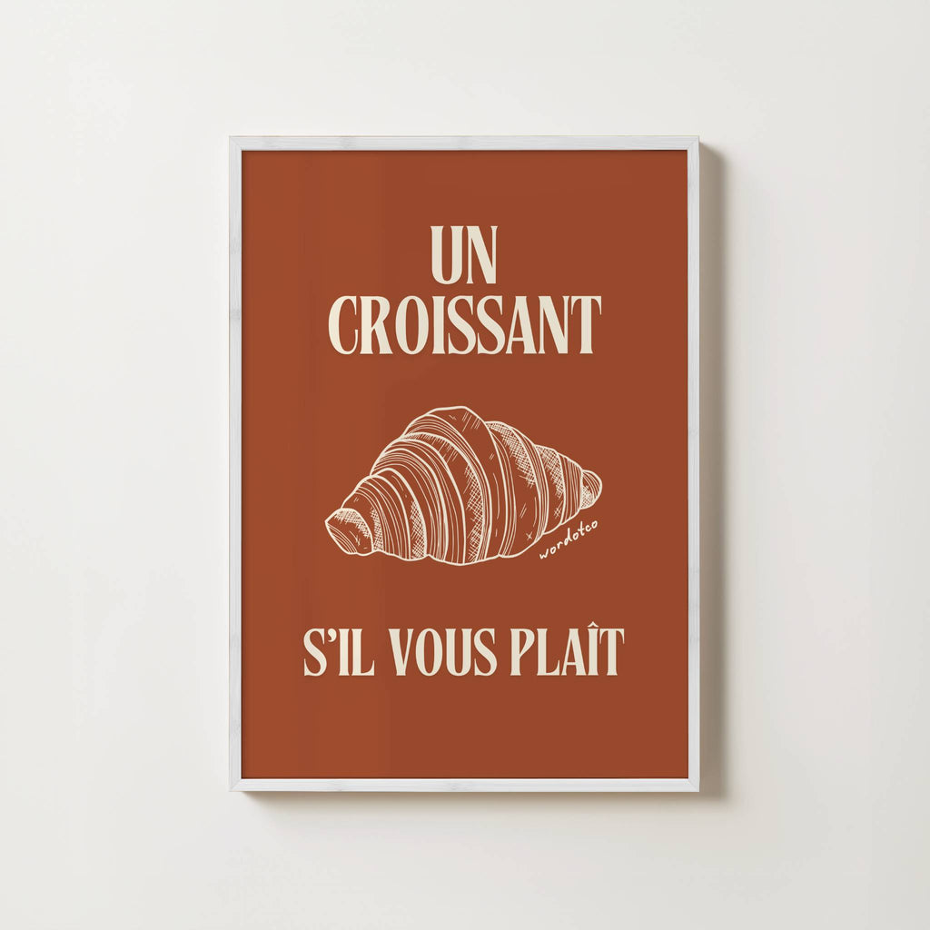 UN CROISSANT PRINT