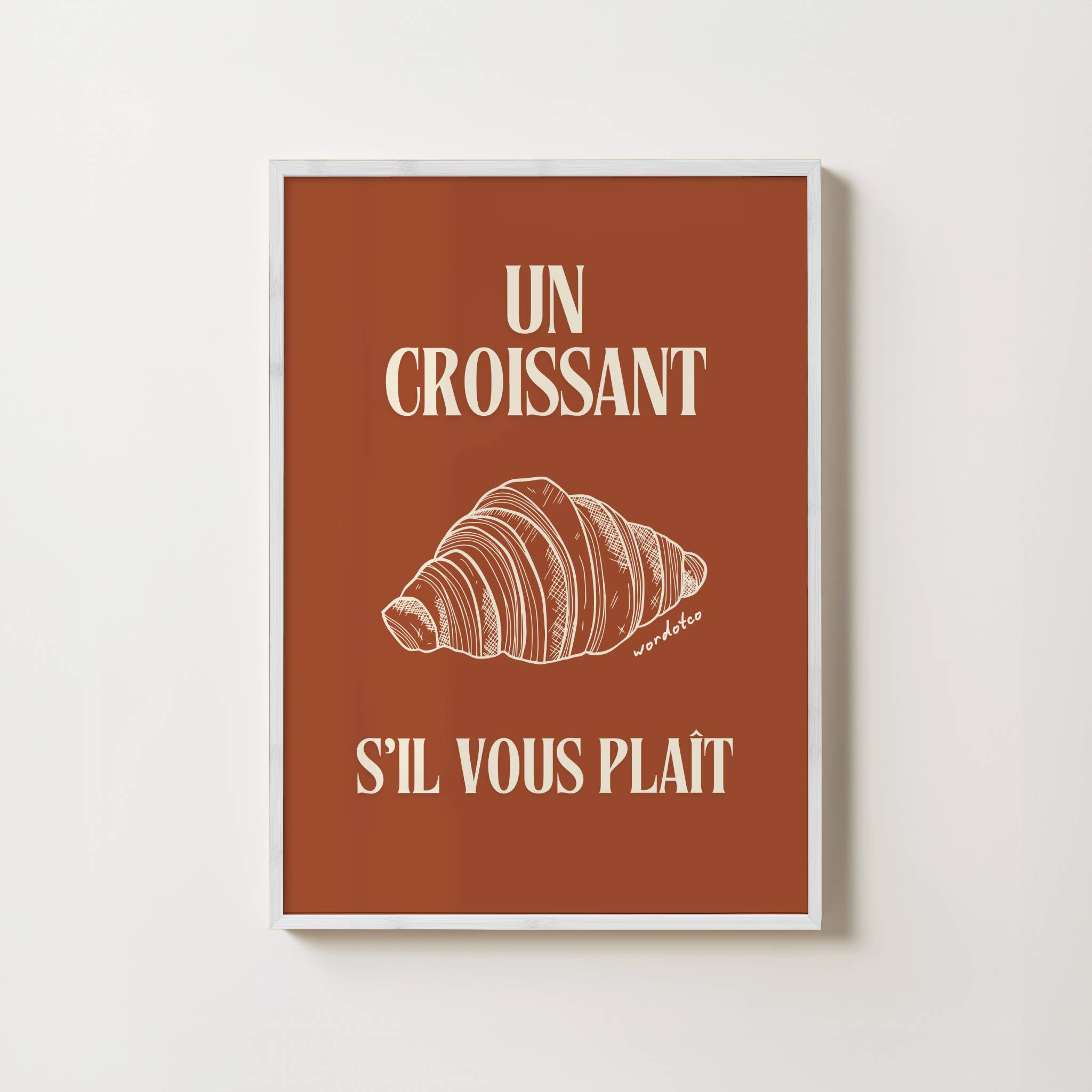 UN CROISSANT PRINT