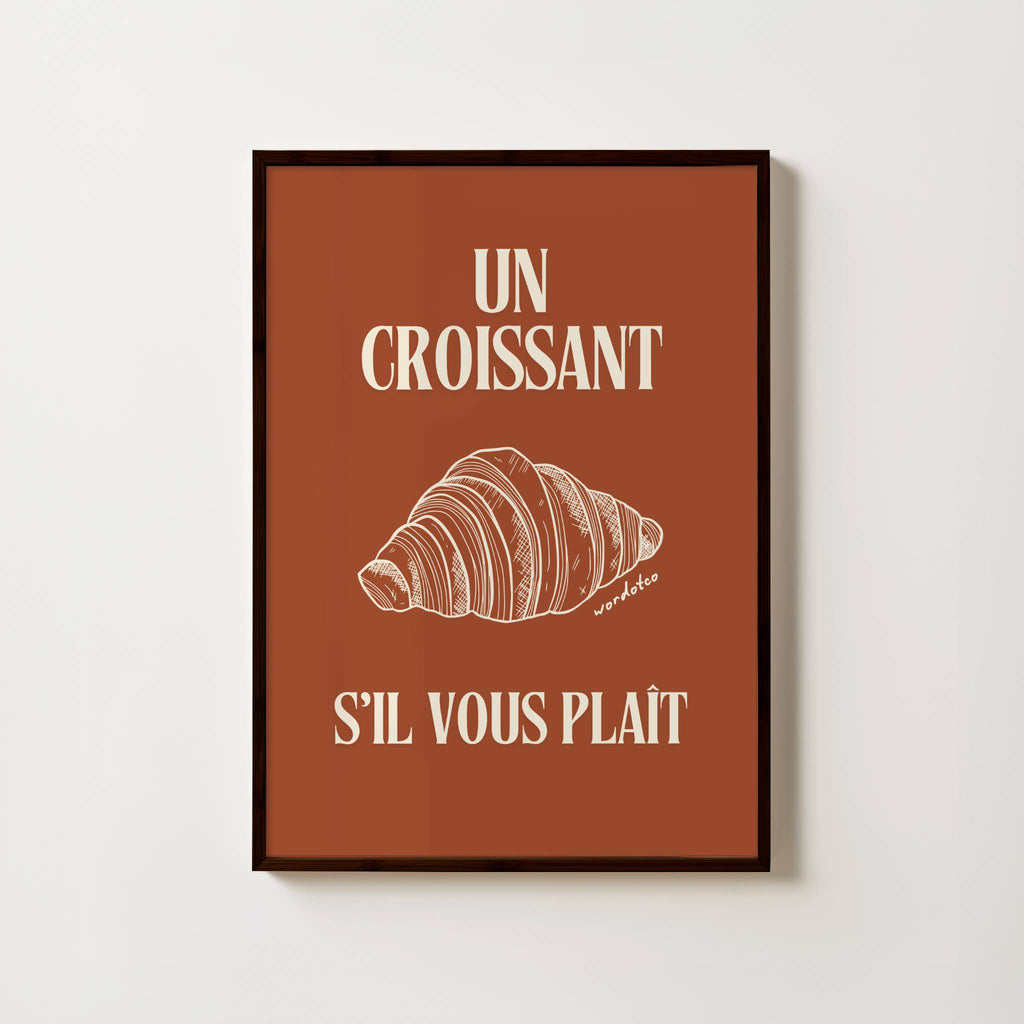 UN CROISSANT PRINT