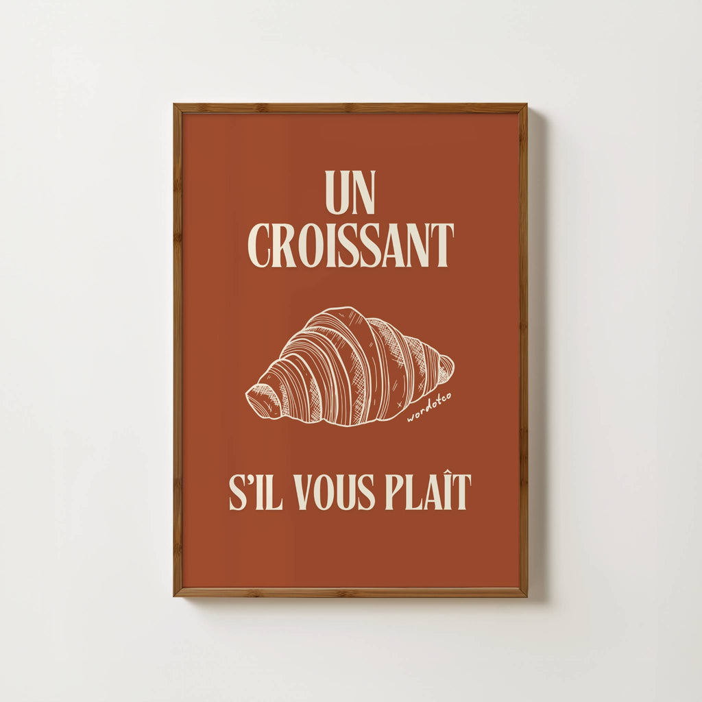 UN CROISSANT PRINT