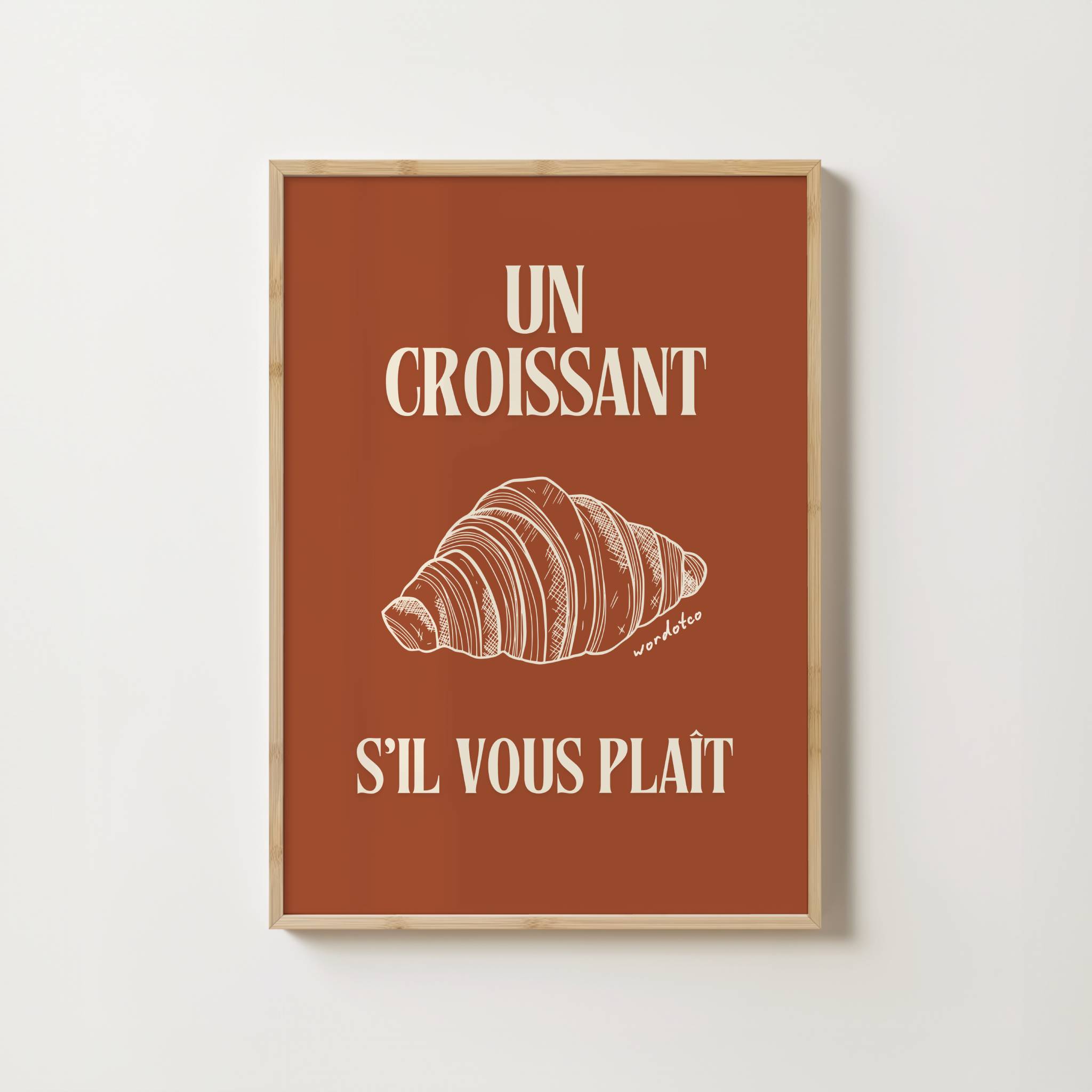 UN CROISSANT PRINT