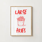 LARGE FRIES PRINT