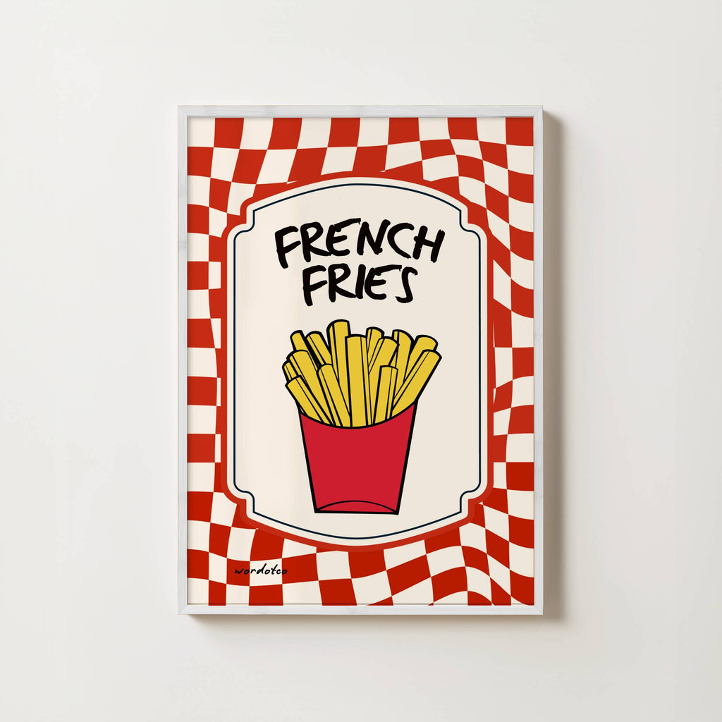 FRENCH FRIES PRINT