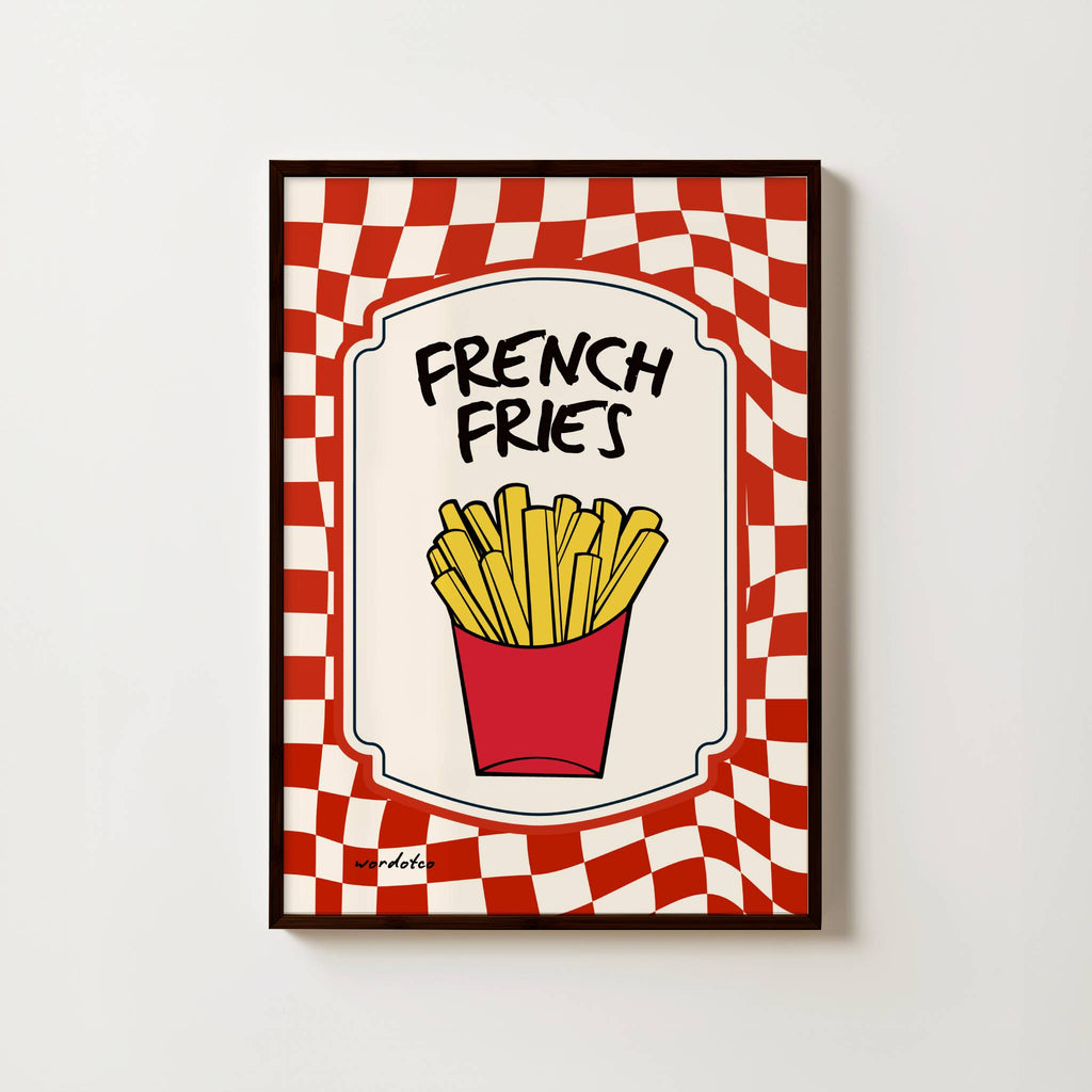 FRENCH FRIES PRINT