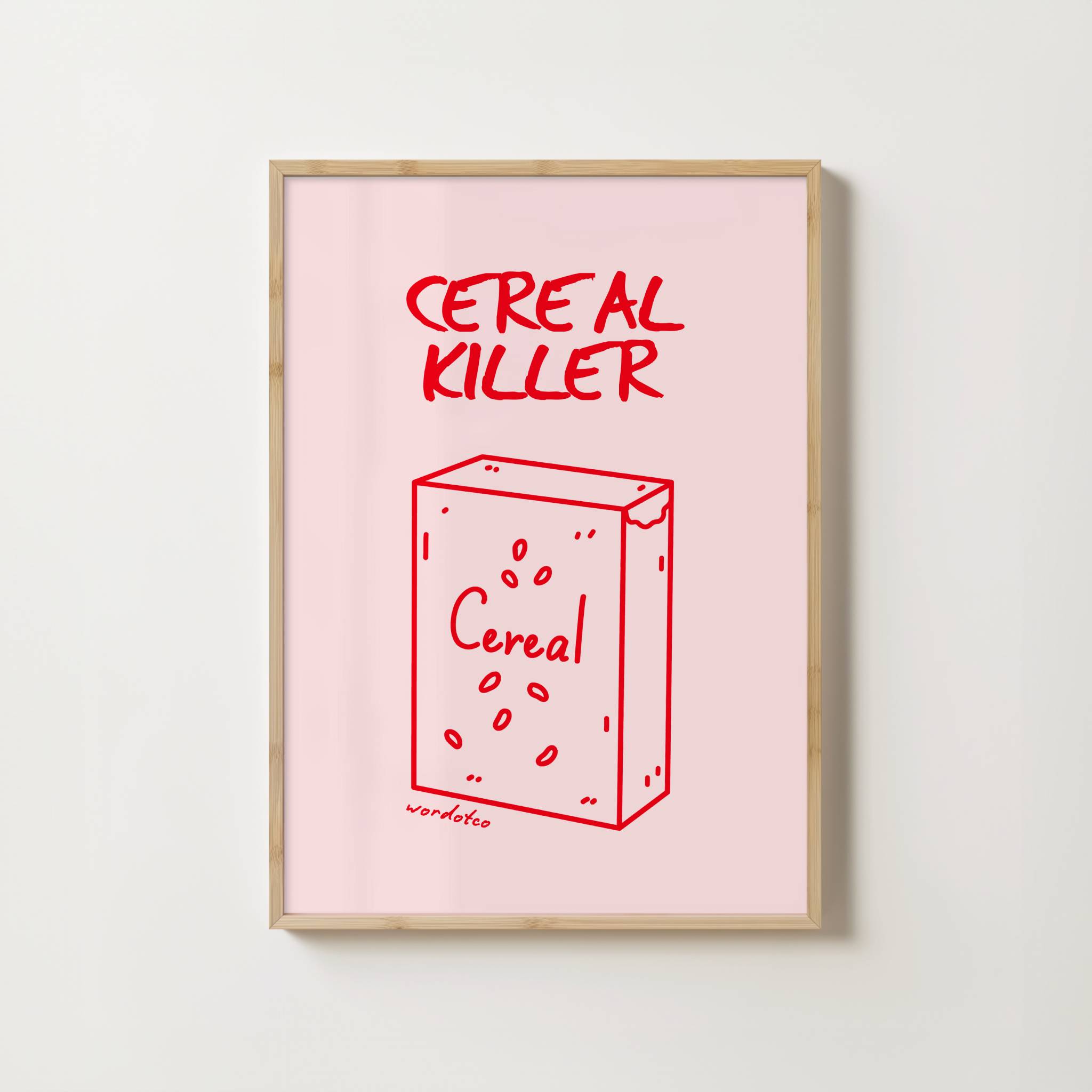 CEREAL KILLER PRINT