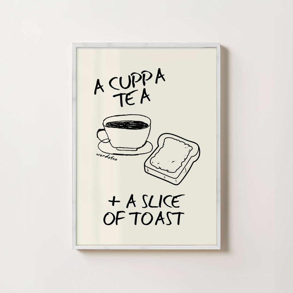 TEA AND TOAST PRINT