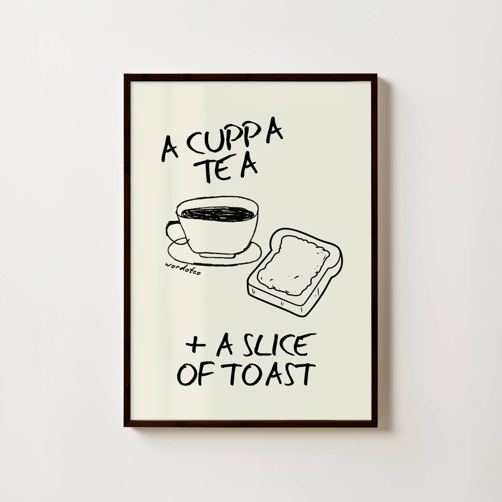 TEA AND TOAST PRINT