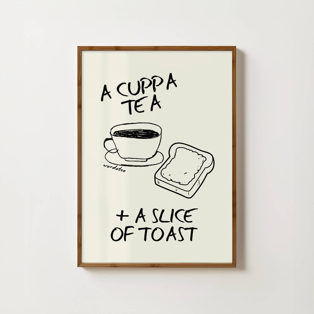 TEA AND TOAST PRINT