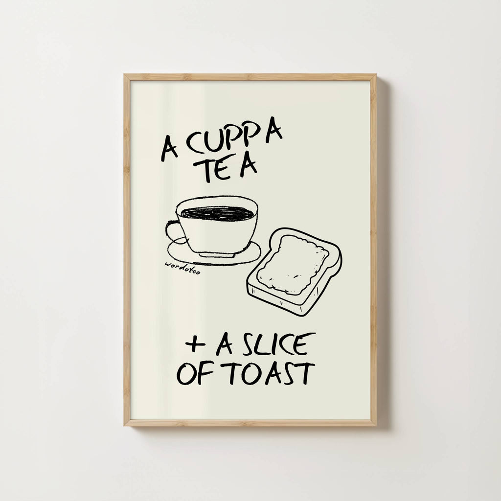 TEA AND TOAST PRINT