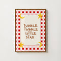 TWINKLE TWINKLE LITTLE STAR NURSERY PRINT