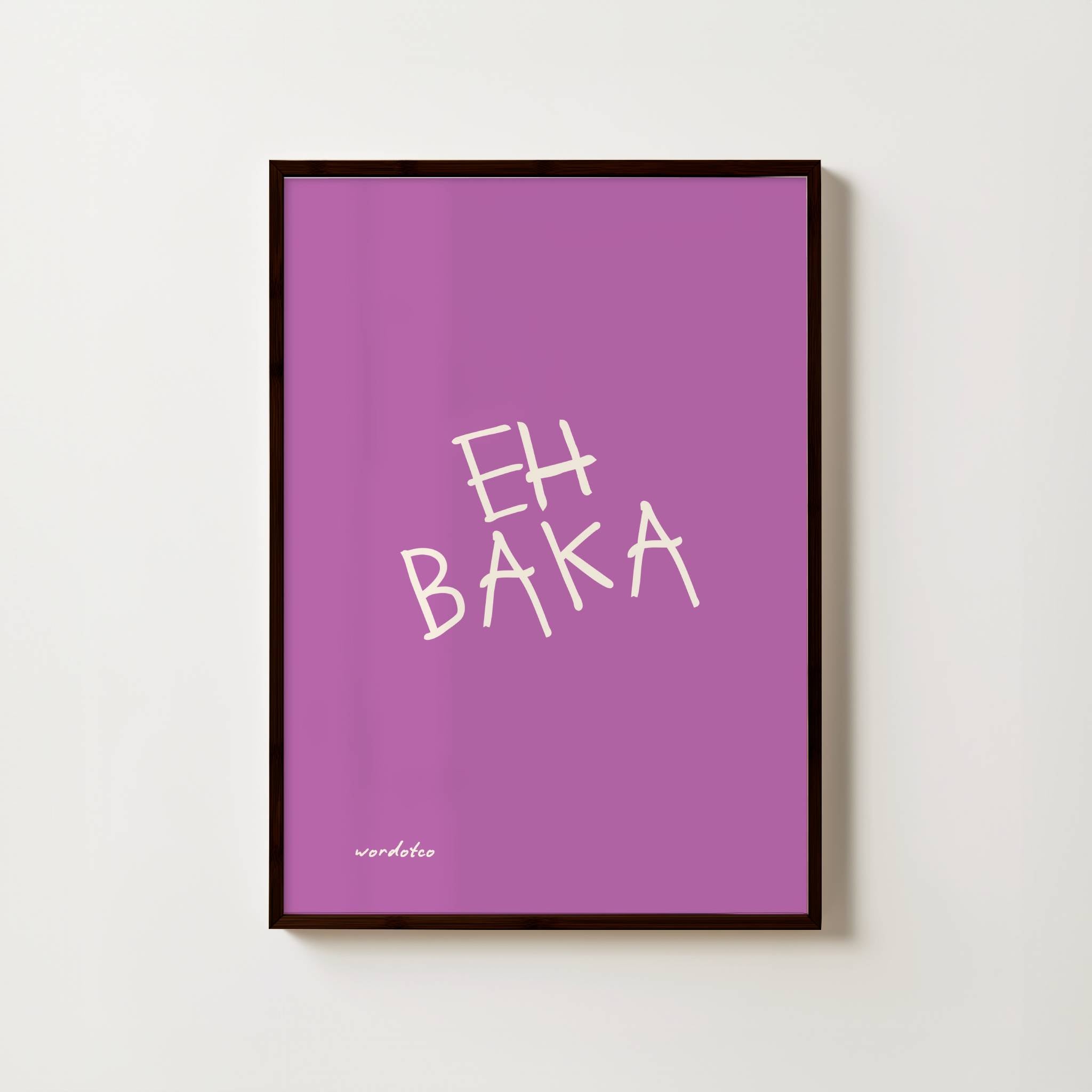 EH BAKA GUJARATI PRINT