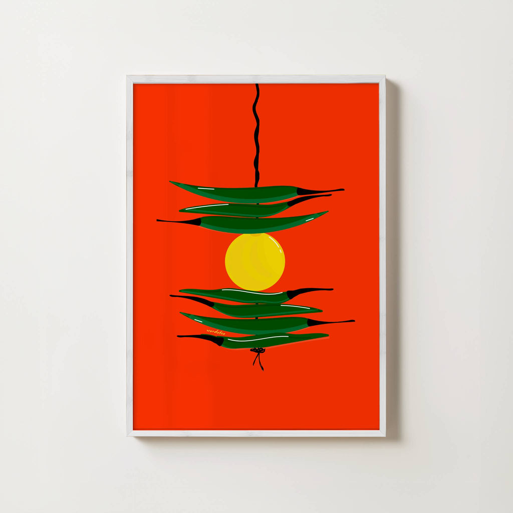 RED NAZAR BATTU PRINT