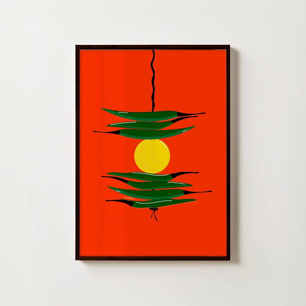 RED NAZAR BATTU PRINT