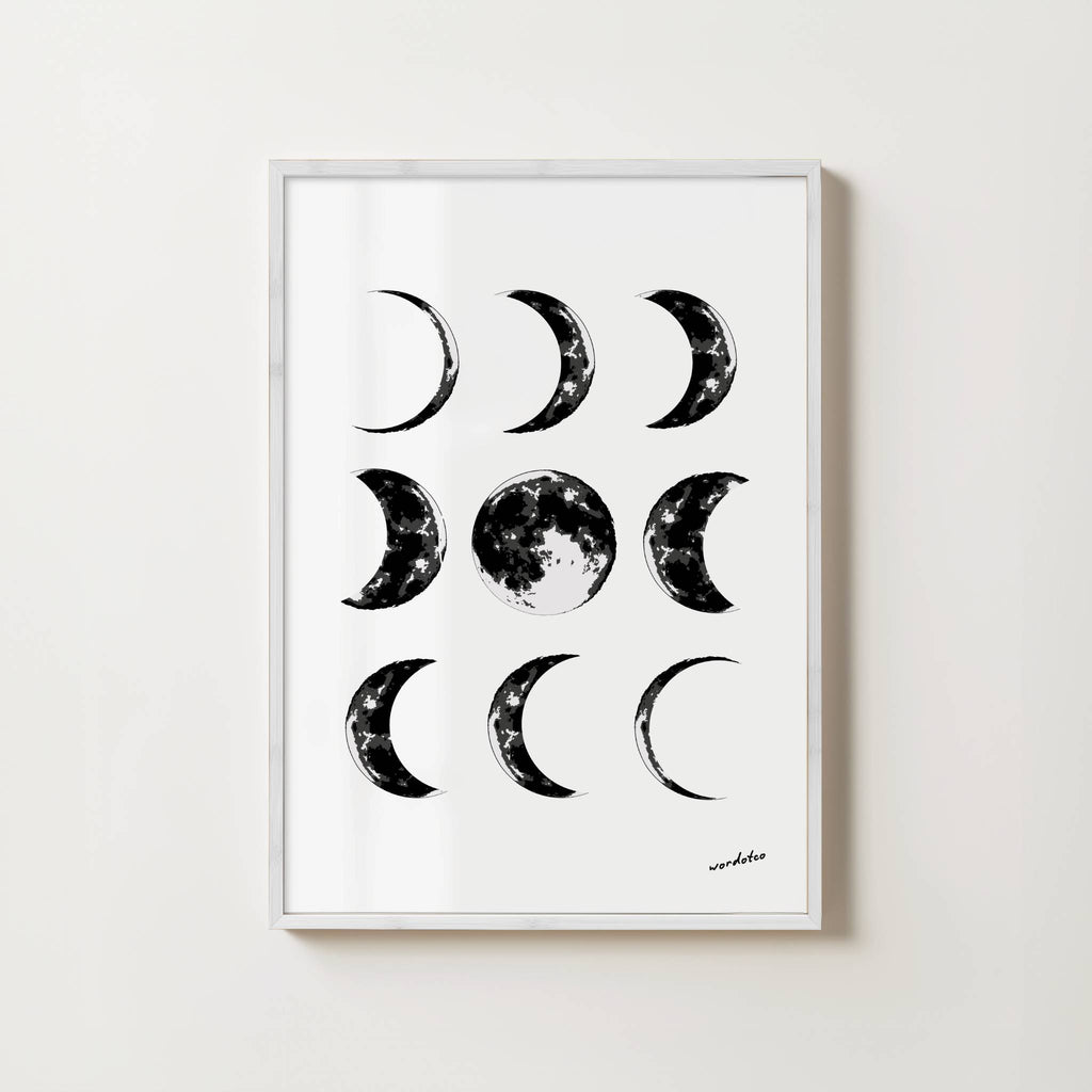 MOON PHASE PRINT