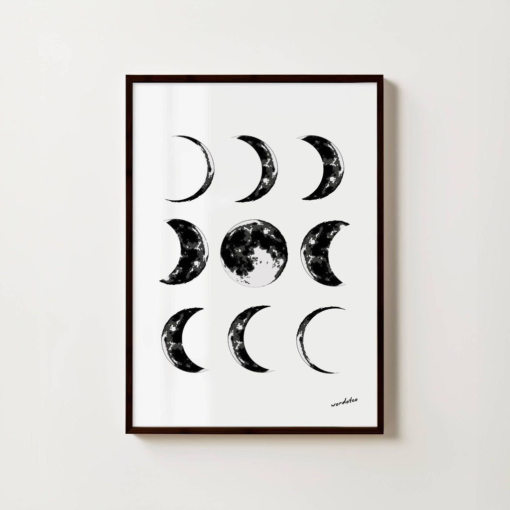 MOON PHASE PRINT