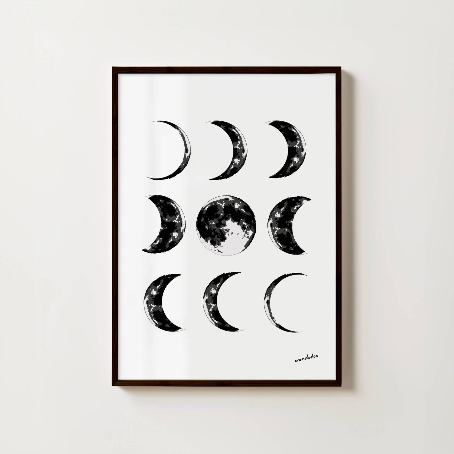 MOON PHASE PRINT