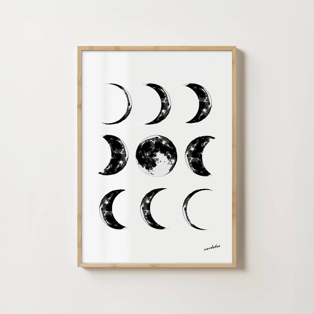 MOON PHASE PRINT