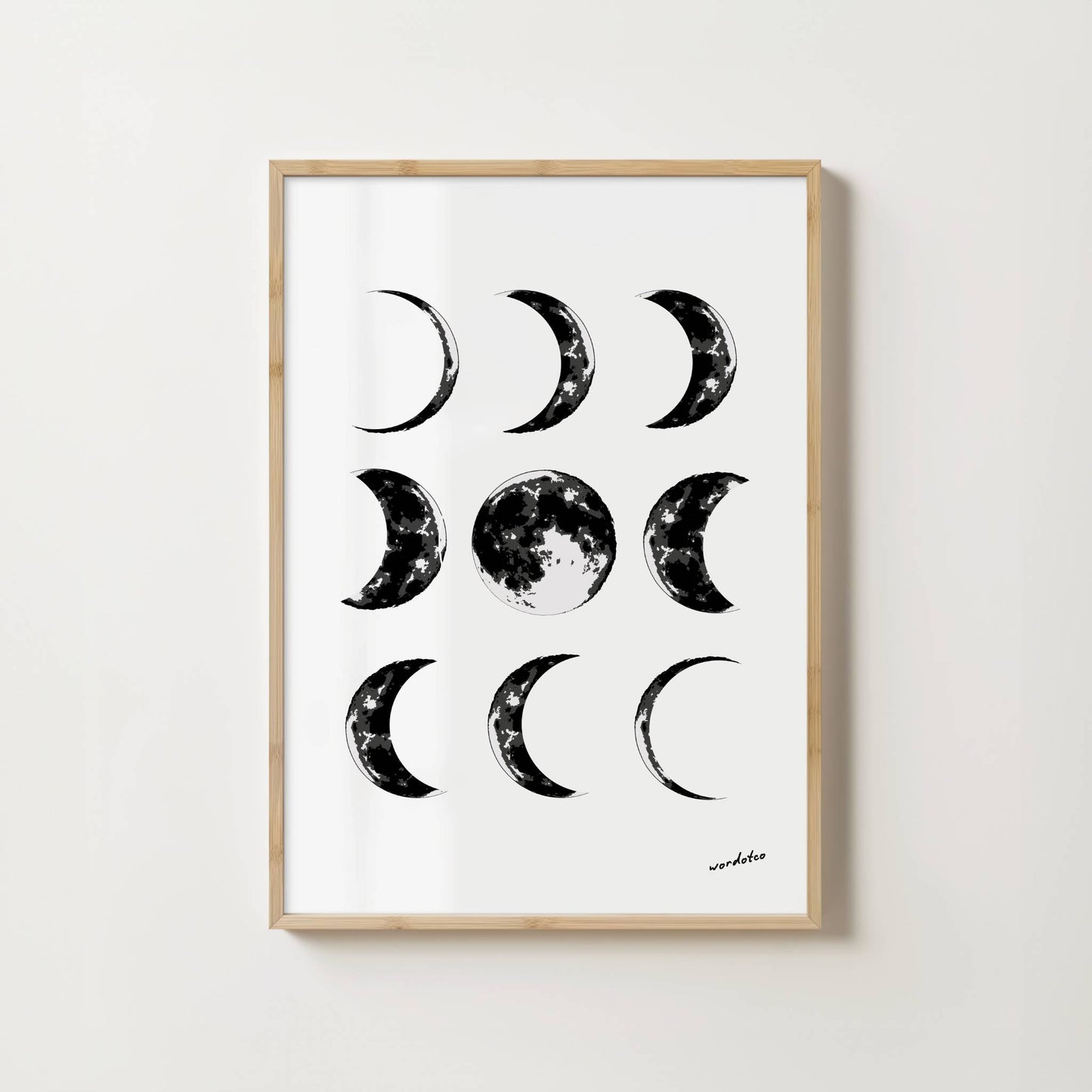MOON PHASE PRINT