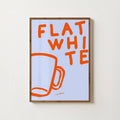 FLAT WHITE PRINT