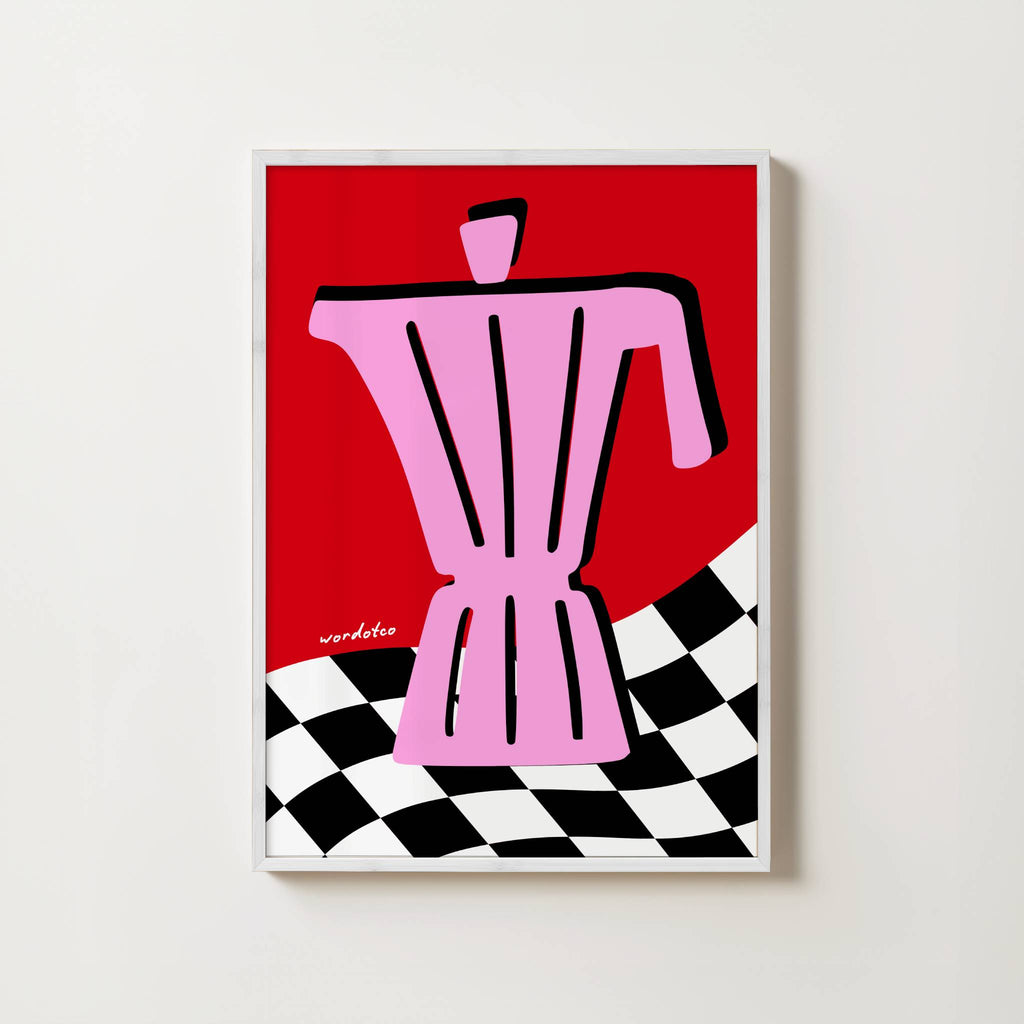 RETRO MOKA POT PRINT