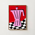 RETRO MOKA POT PRINT