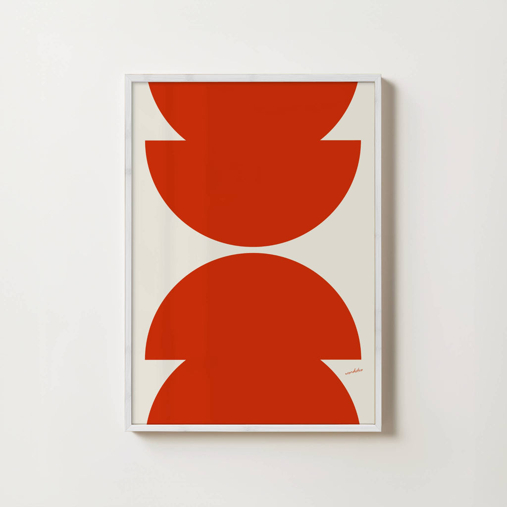 CLASHING FORMS PRINT