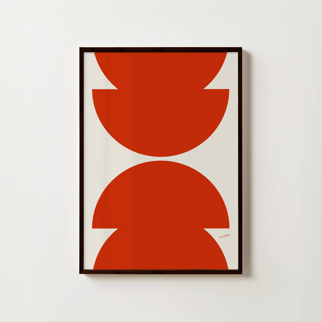 CLASHING FORMS PRINT