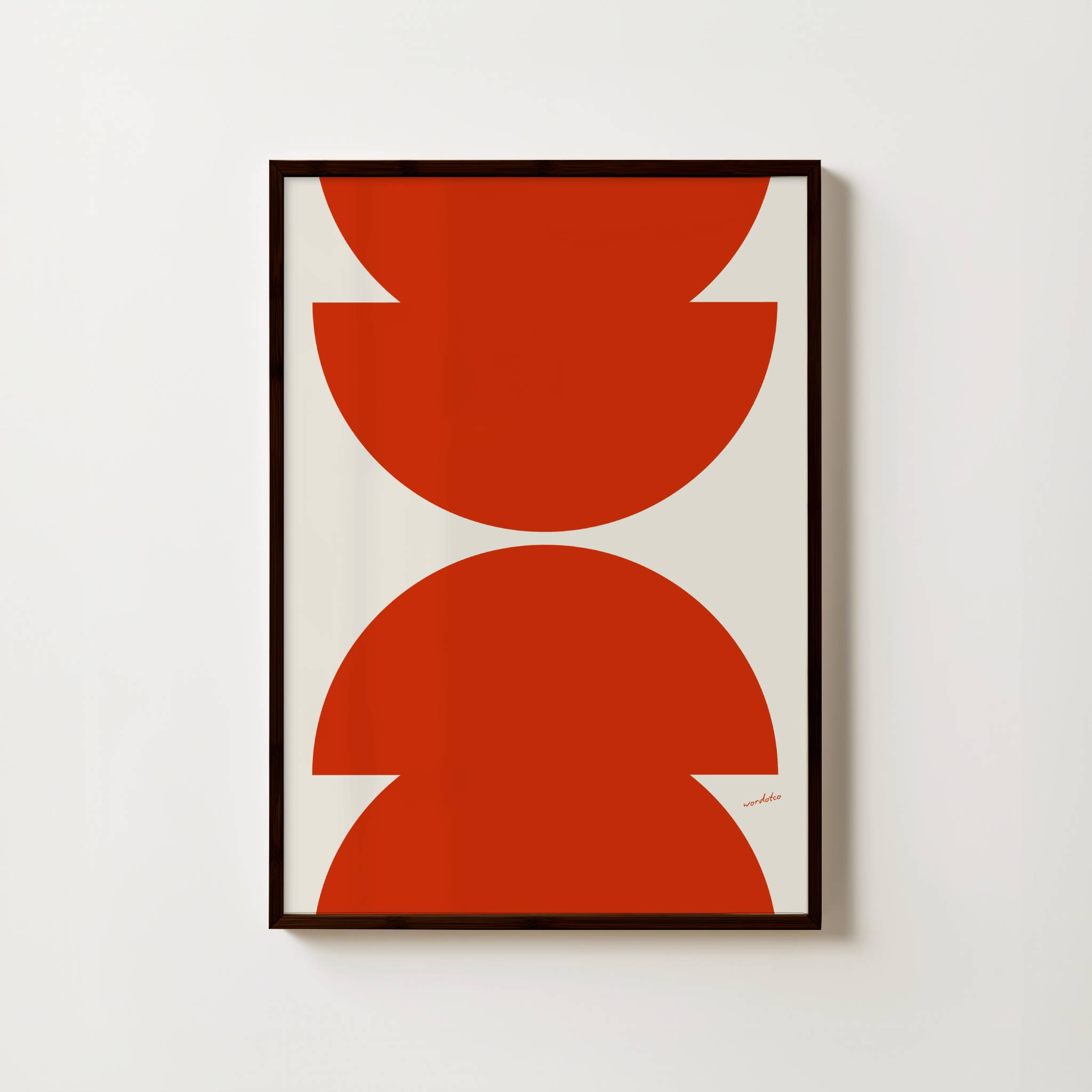 CLASHING FORMS PRINT