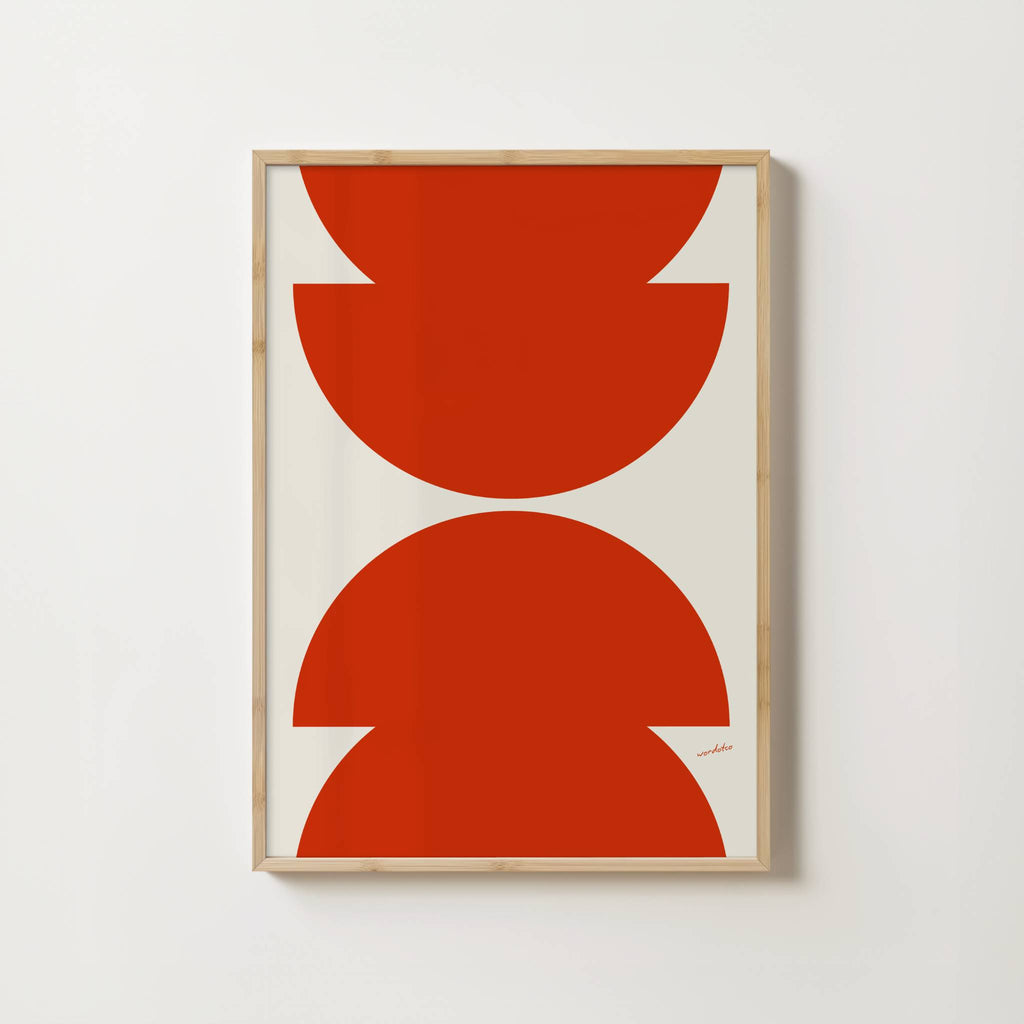 CLASHING FORMS PRINT