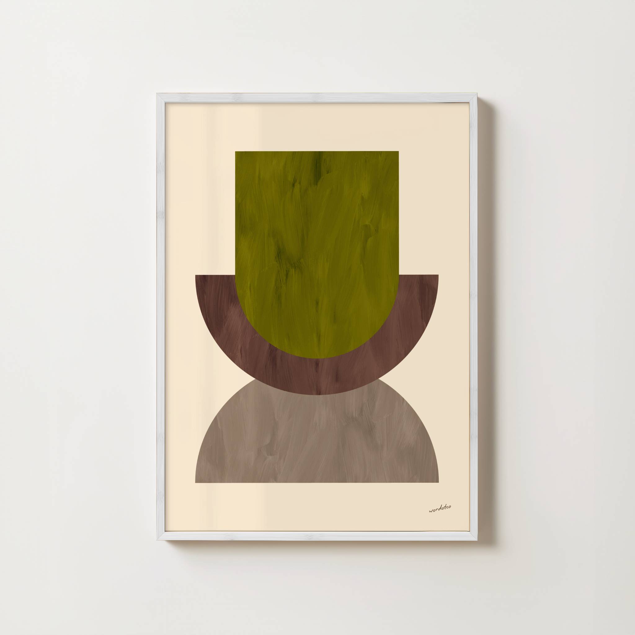 ABSTRACT STACK PRINT