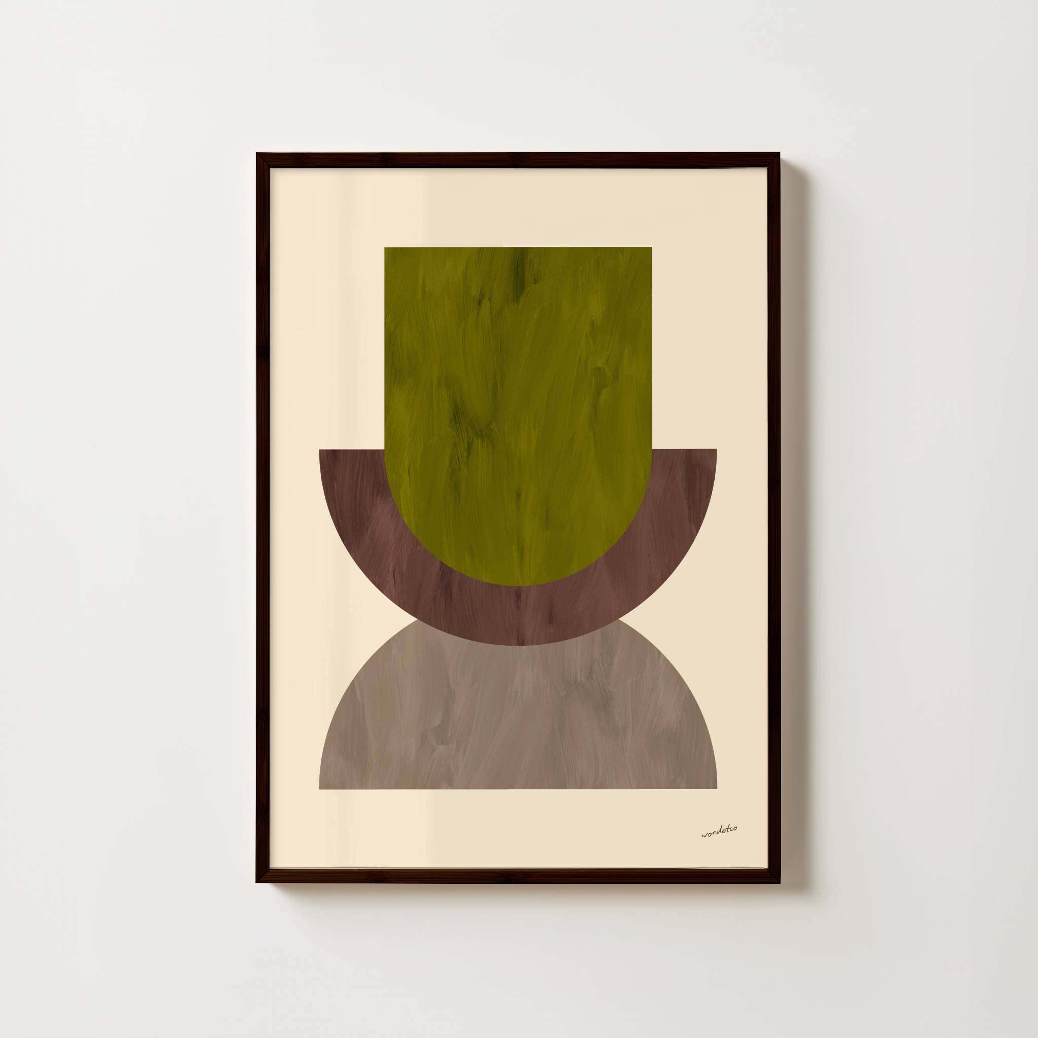 ABSTRACT STACK PRINT