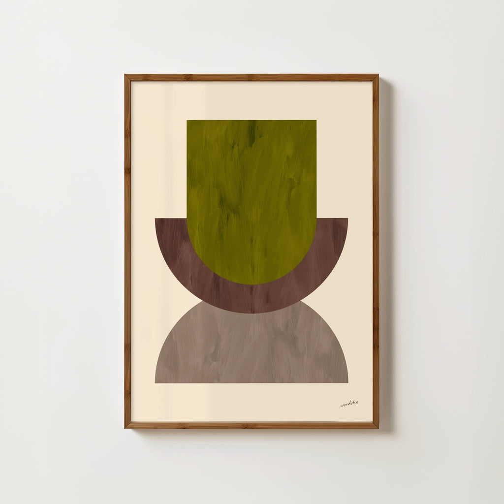 ABSTRACT STACK PRINT