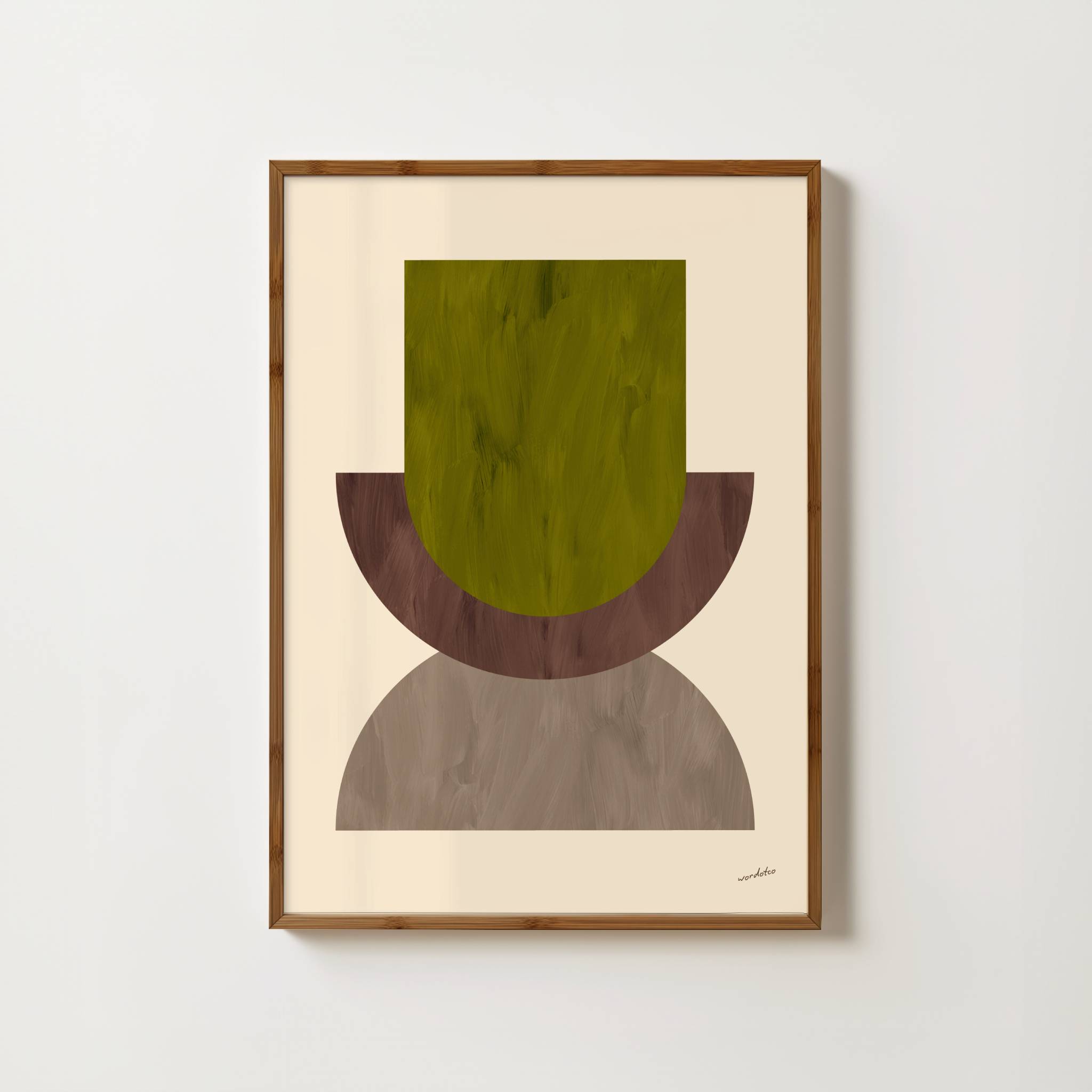 ABSTRACT STACK PRINT