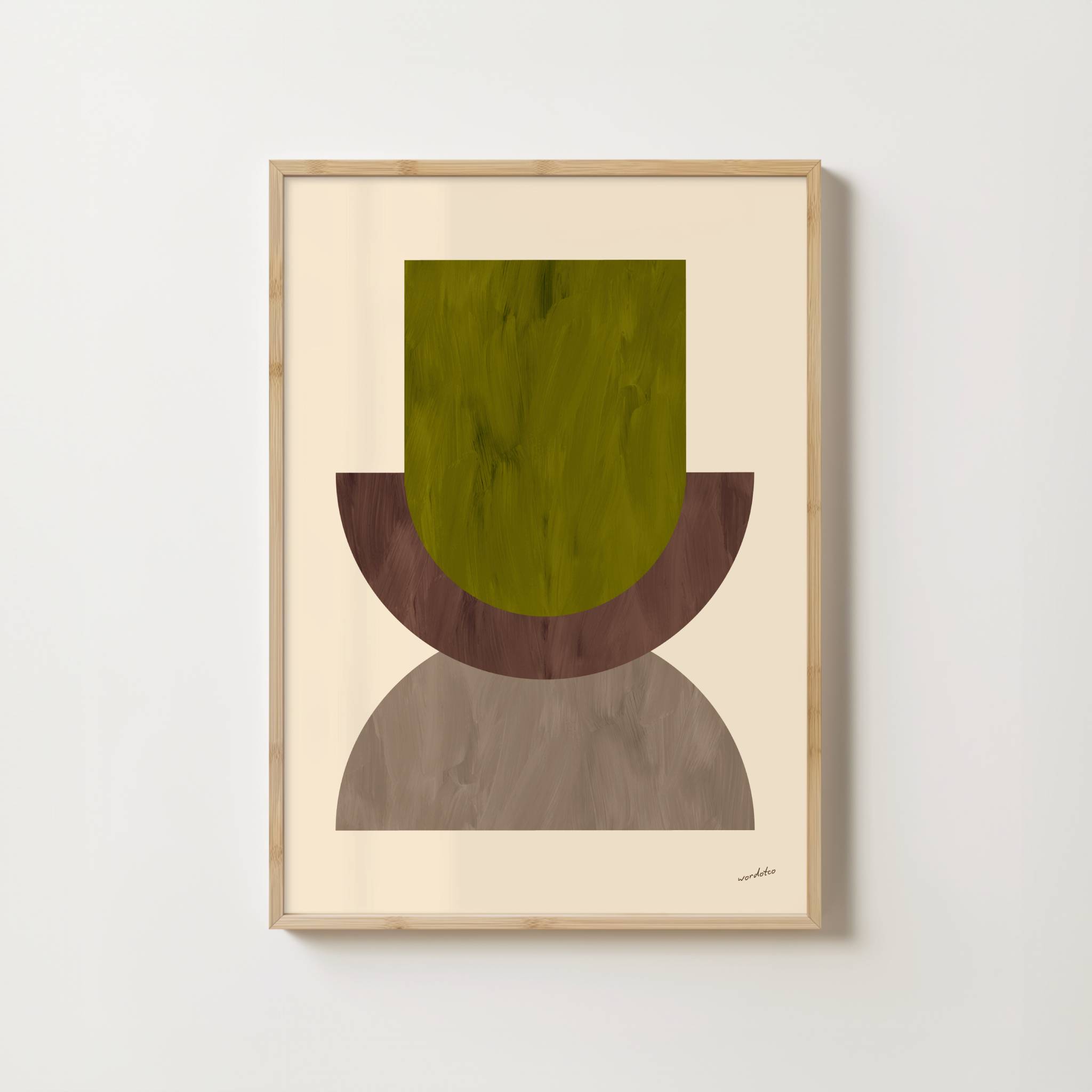 ABSTRACT STACK PRINT