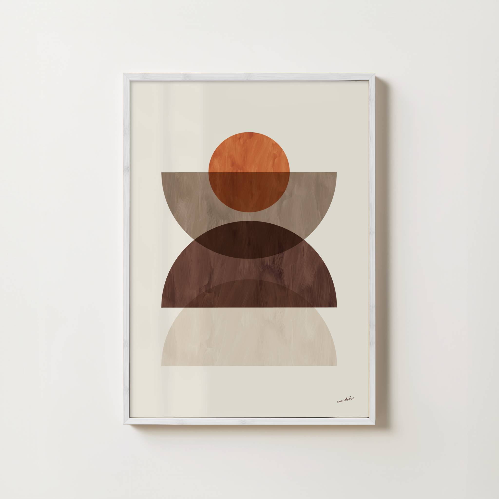 INTERLOCKING PIECES PRINT