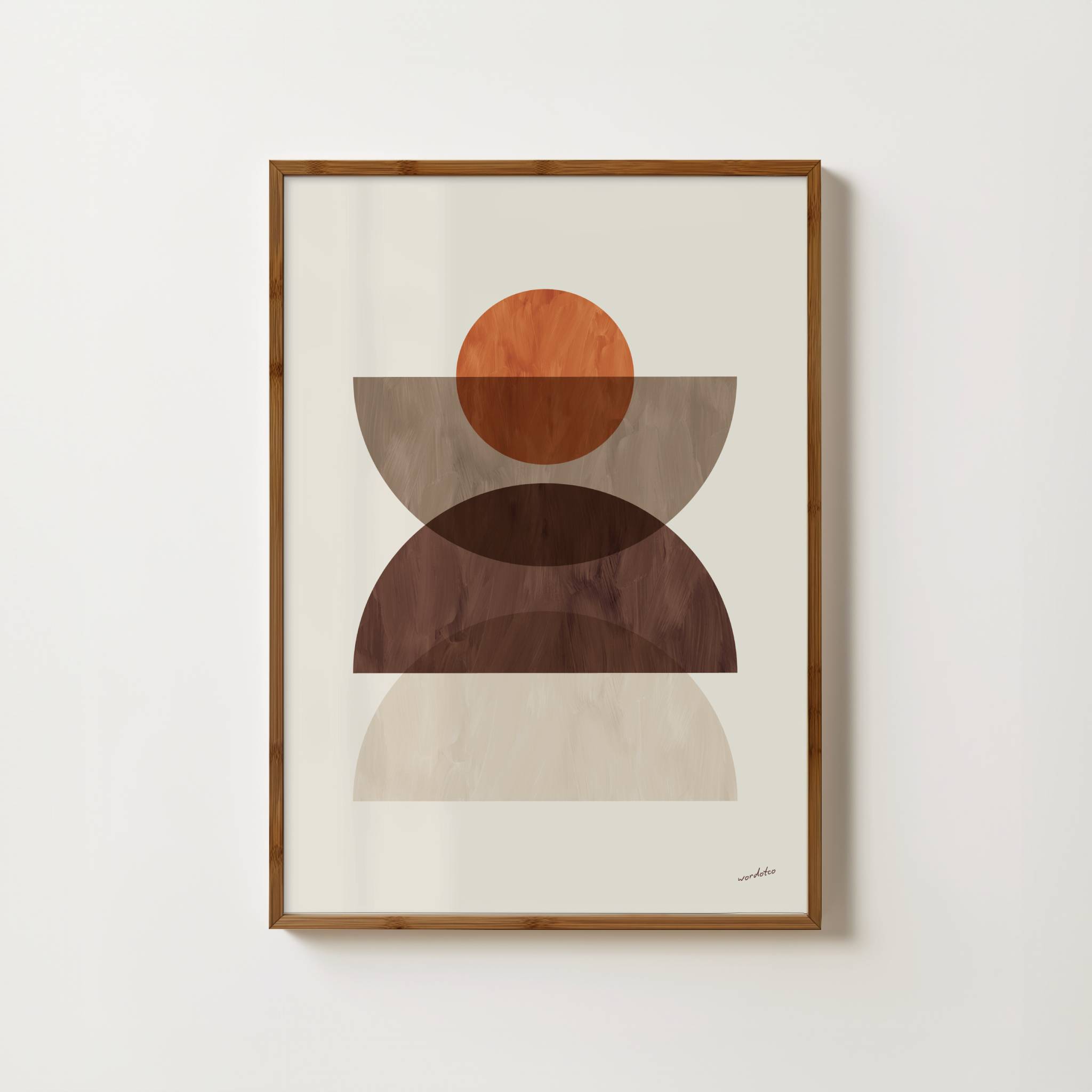 INTERLOCKING PIECES PRINT