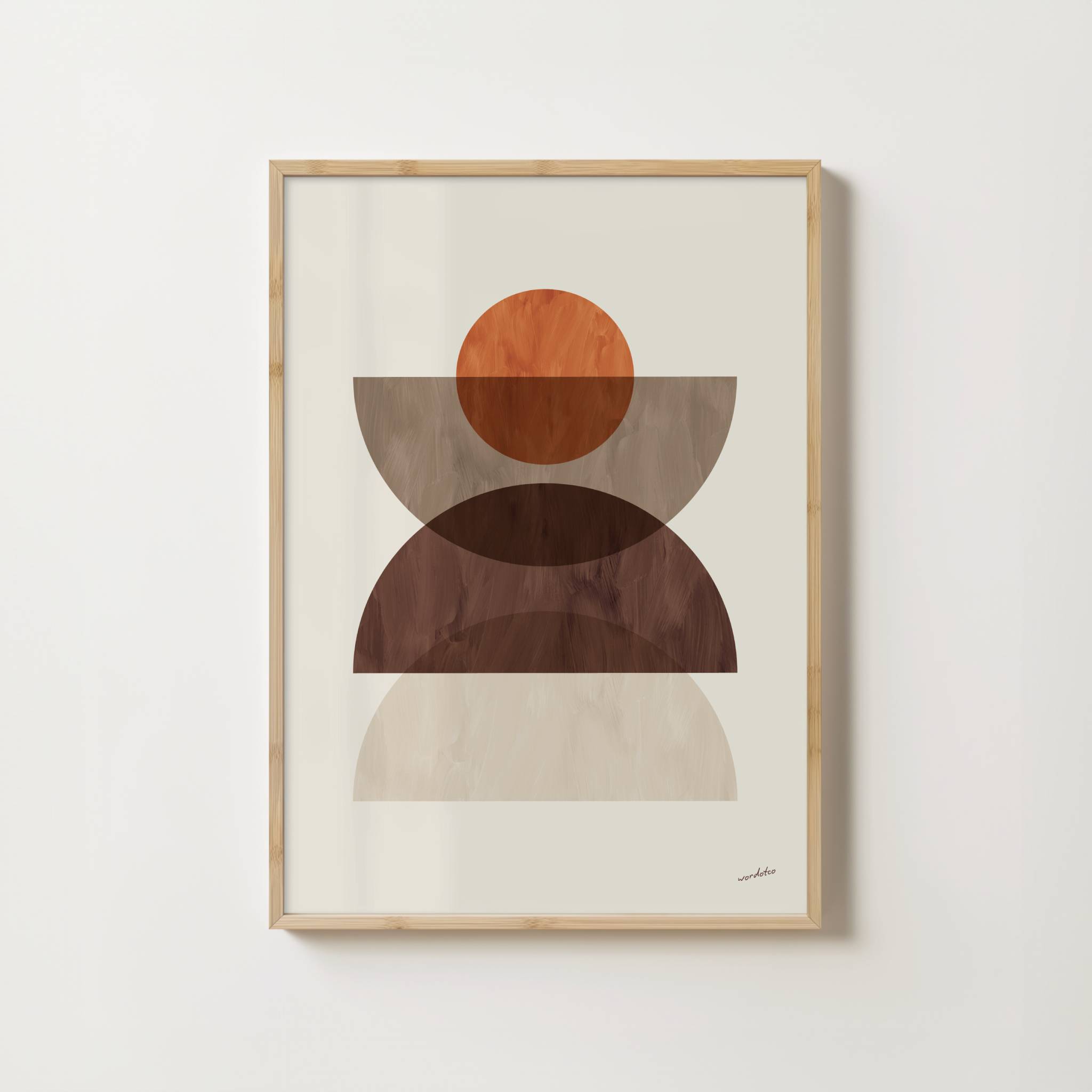 INTERLOCKING PIECES PRINT