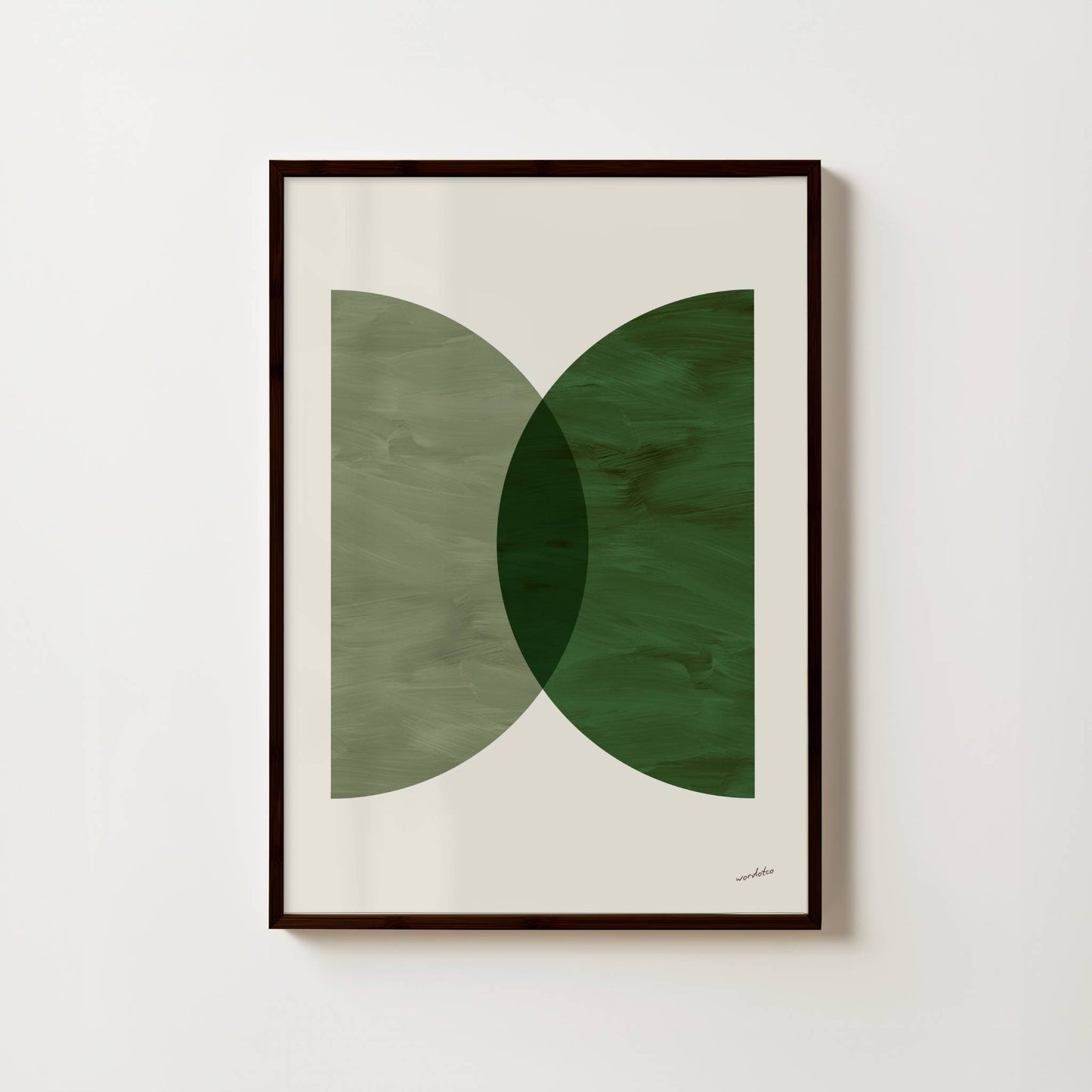 TWO HALVES PRINT