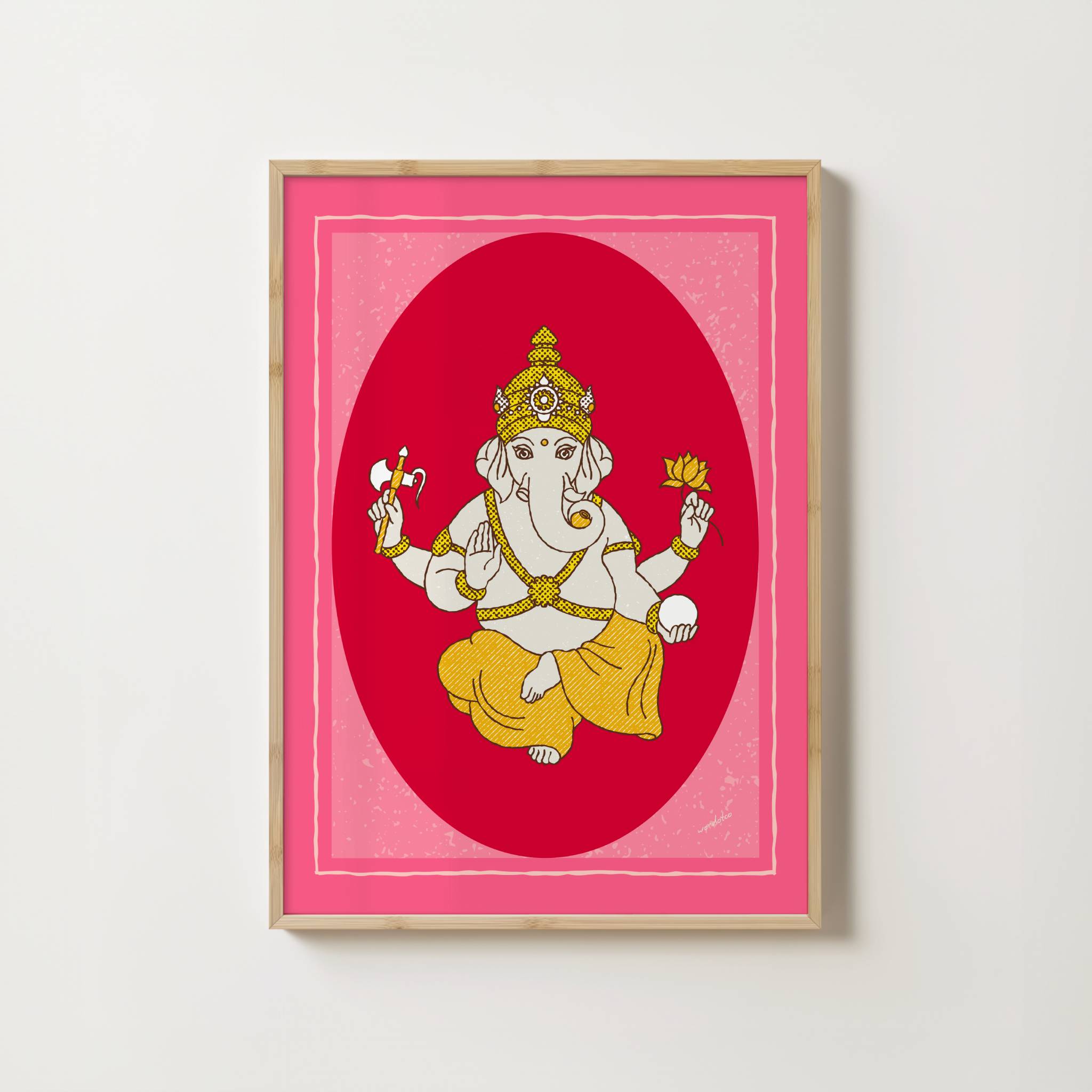 DIVINE GANESH PRINT