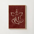 LINES OF GANESH PRINT