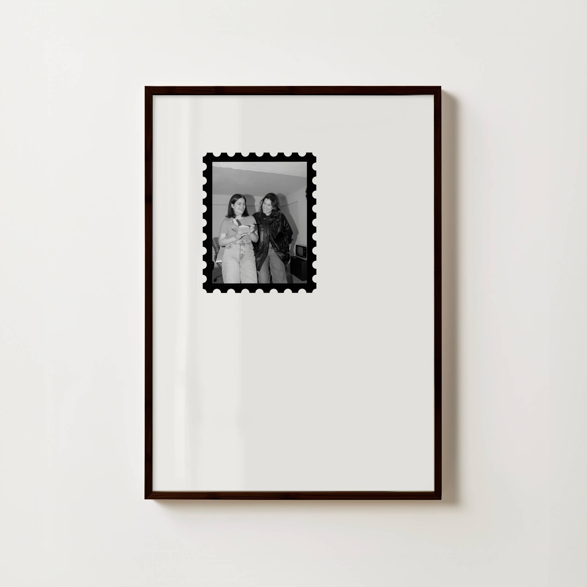 STAMP MOUNT STYLE CUSTOM PHOTOGRAPH PRINT